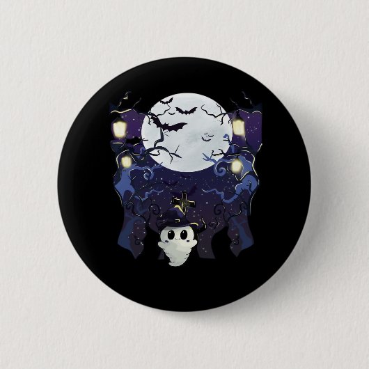 Peekaboo Autumn Vibes Ronde Button 5,7 Cm (Voorkant)