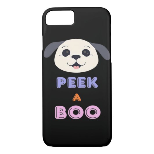 Peekaboo Basic-ontwerp Case-Mate iPhone Case (Achterkant)