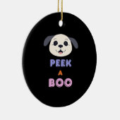Peekaboo Basic-ontwerp Keramisch Ornament (Rechts)