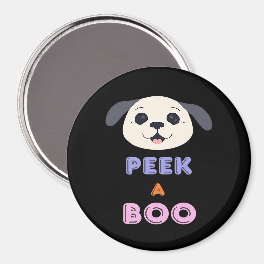 Peekaboo Basic-ontwerp Magneet (Voorkant / Achterkant)