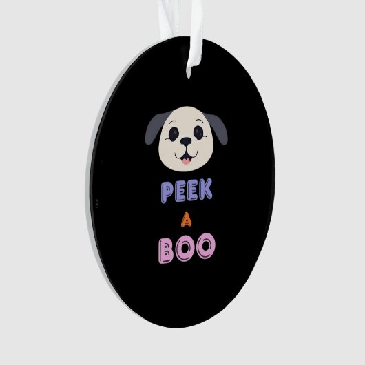 Peekaboo Basic-ontwerp Ornament (voorkant)