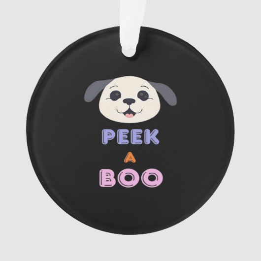 Peekaboo Basic-ontwerp Ornament (voorkant)