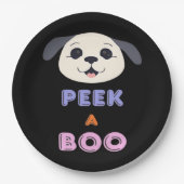 Peekaboo Basic-ontwerp Papieren Bordje (Voorkant)