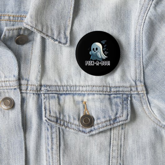 Peekaboo Basic Slogan Ronde Button 5,7 Cm (In situ)