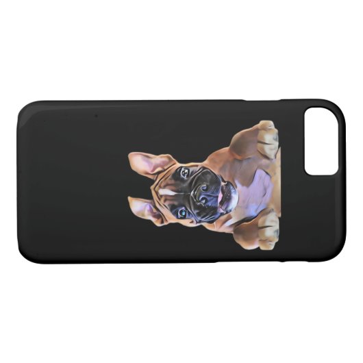 Peekaboo Boxer Case-Mate iPhone Case (Achterkant (Horizontaal))