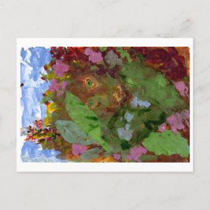 Peekaboo briefkaart
