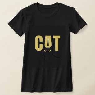 Peekaboo Cat - grillig woordspel T-shirt