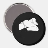 Peekaboo Classic Funny Magneet (Voorkant / Achterkant)