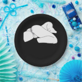 Peekaboo Classic Funny Papieren Bordje (Feest)