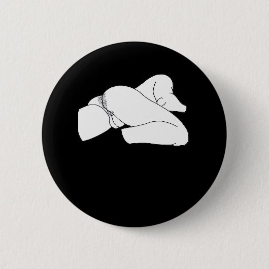 Peekaboo Classic Funny Ronde Button 5,7 Cm (Voorkant)