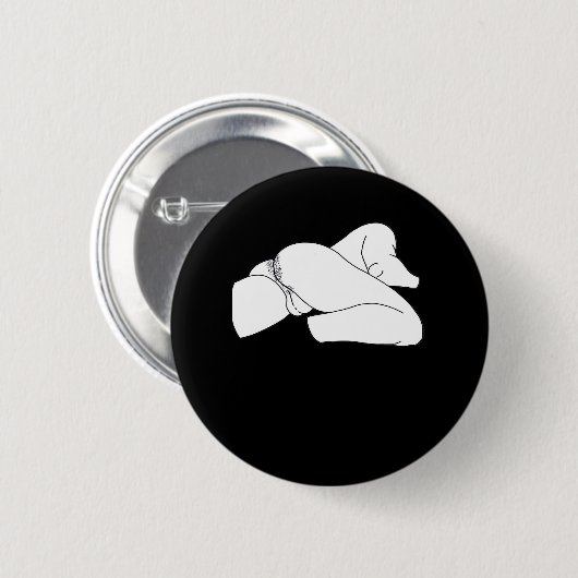 Peekaboo Classic Funny Ronde Button 5,7 Cm (Voorkant /achterkant)