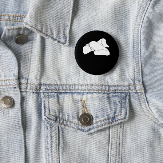 Peekaboo Classic Funny Ronde Button 5,7 Cm (In situ)