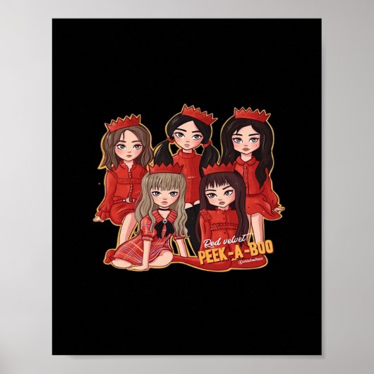 Peekaboo Cosy Autumn Poster (Voorkant)