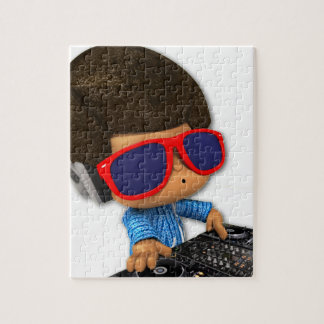 Peekaboo DJ afro Legpuzzel