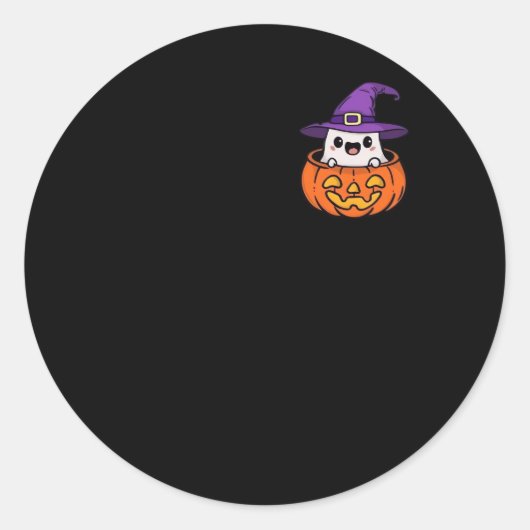 Peekaboo Essential Basic Design Ronde Sticker (Voorkant)
