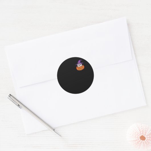 Peekaboo Essential Basic Design Ronde Sticker (Envelop)