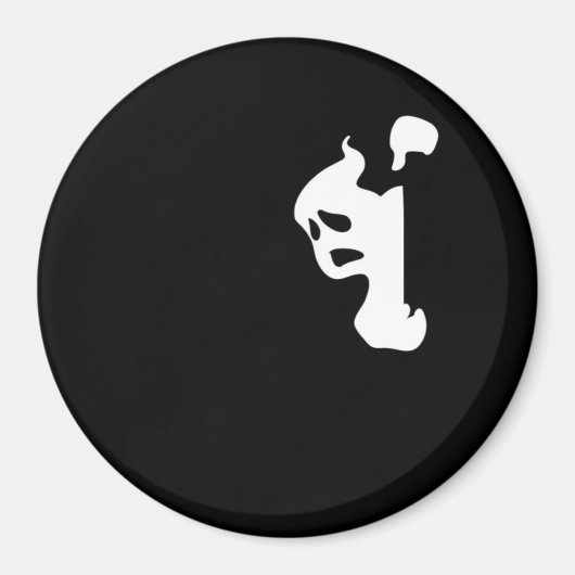 Peekaboo Essential Sloth Halloween Magneet (Voorkant)