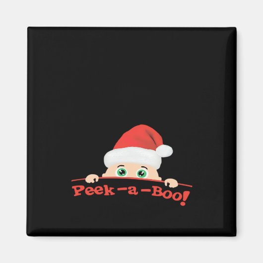 Peekaboo Fitted Magneet (Voorkant)