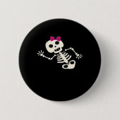 Peekaboo Funny Sloth Ronde Button 5,7 Cm (Voorkant)