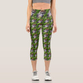 Peekaboo Gorilla, Capri Leggings (Recto)