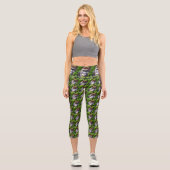 Peekaboo Gorilla, Capri Leggings (Recto)