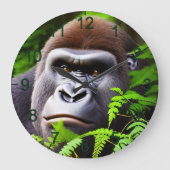 Peekaboo Gorilla, horloge murale (Recto)