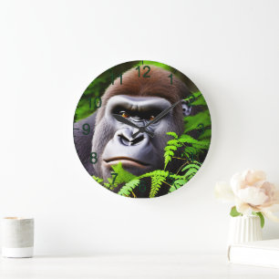 Peekaboo Gorilla, horloge murale
