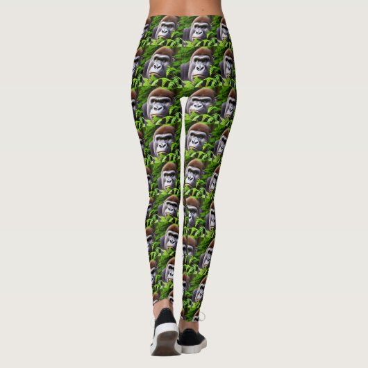 Peekaboo Gorilla, Leggings (Dos)