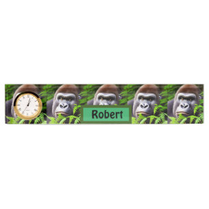 Peekaboo Gorilla, Personnaliser horloge plaque d'i