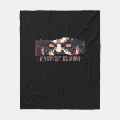 Peekaboo grafische herfstvibes fleece deken (Voorkant)