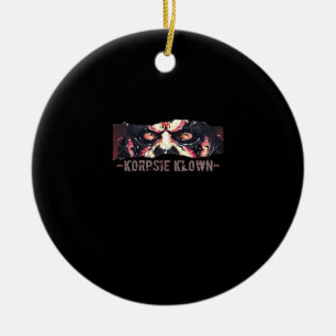 Peekaboo grafische herfstvibes keramisch ornament