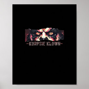 Peekaboo grafische herfstvibes poster