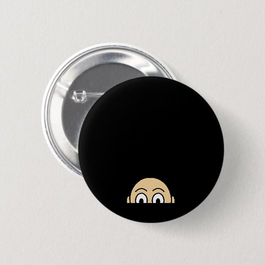 Peekaboo Graphic Basic-prijsopgave Ronde Button 5,7 Cm (Voorkant /achterkant)