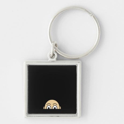 Peekaboo Graphic Basic-prijsopgave Sleutelhanger (Voorkant)