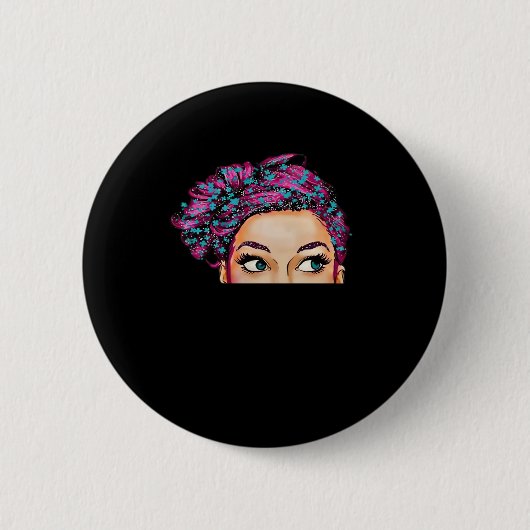 Peekaboo Halloween Design Ronde Button 5,7 Cm (Voorkant)