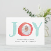 Peekaboo Joy | Carte photo de vacances (Debout devant)