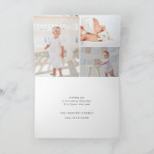 Peekaboo Joy | Carte photo vacances plié (Intérieur)