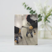 Peekaboo! Kiekeboe! Briefkaart (Staand voorkant)