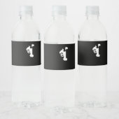 Peekaboo Lazy Sloth Waterfles Etiket (Flessen)