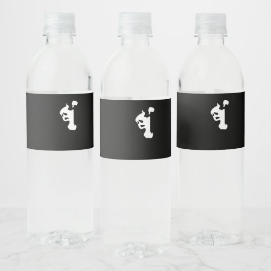 Peekaboo Lazy Sloth Waterfles Etiket (Flessen)