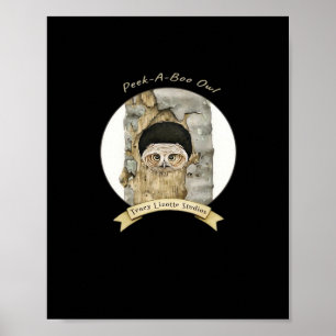 Peekaboo meme ontwerp voor Halloween Poster