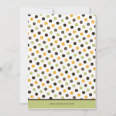 Peekaboo Monkey Invitation Kaart (Achterkant)