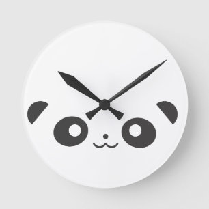 Peekaboo Panda Ronde Klok