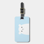 Peekaboo Polar Beer Bagagelabel (Voorkant verticaal)
