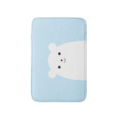 Peekaboo Polar Beer Bath Mat (Voorkant Verticaal)