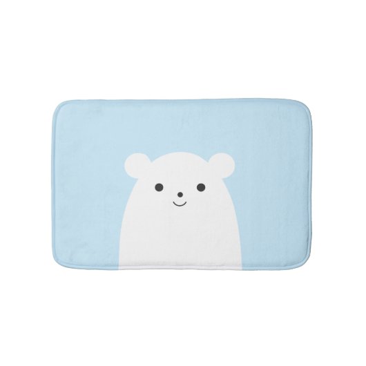 Peekaboo Polar Beer Bath Mat (Voorkant)