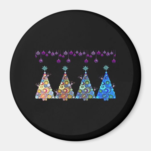 Peekaboo Reindeer Classic Magneet (Voorkant)