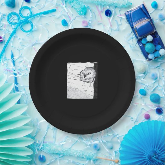 Peekaboo Schattige Basic Papieren Bordje (Feest)