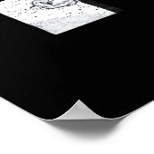 Peekaboo Schattige Basic Poster (Hoek)