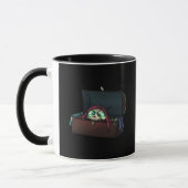 Peekaboo Sloth Halloween Mok (Links)